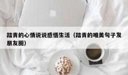 踏青的心情说说感悟生活（踏青的唯美句子发朋友圈）