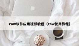 raw软件应用视频教程（raw使用教程）