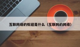 互联网络的枢纽是什么（互联网的网络）