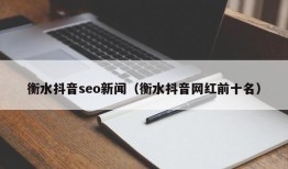 衡水抖音seo新闻（衡水抖音网红前十名）
