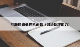 互联网络处理机函数（网络处理能力）