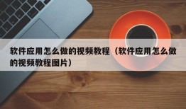 软件应用怎么做的视频教程（软件应用怎么做的视频教程图片）