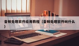 音频处理软件应用教程（音频处理软件叫什么）