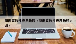 斯派克软件应用教程（斯派克软件应用教程pdf）