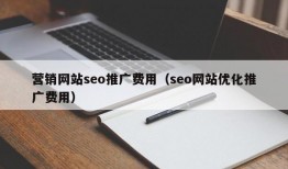 营销网站seo推广费用（seo网站优化推广费用）