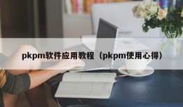 pkpm软件应用教程（pkpm使用心得）