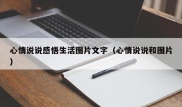 心情说说感悟生活图片文字（心情说说和图片）