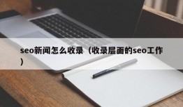 seo新闻怎么收录（收录层面的seo工作）