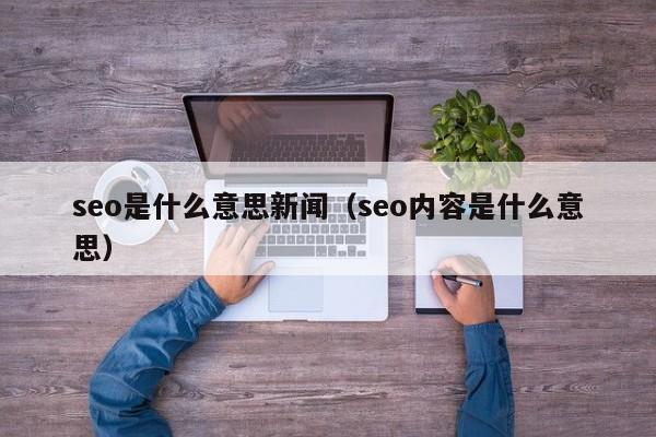 seo是什么意思新闻(seo内容是什么意思)